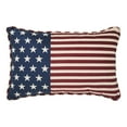 thumbnail image 3 of VHC Brands Patriotic Stars & Stripes Pillow 14x22, Throw Pillow, Fourth of July Decoration, Americana, Independence Day Decor, 3 of 5