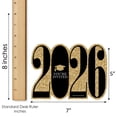 thumbnail image 5 of Big Dot of Happiness Gold 2026 Graduation Party Invitations - Shaped Fill-In Invite Cards with Envelopes - Set of 12, 5 of 7