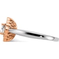 thumbnail image 3 of 14K White/Rose Gold 14Kwr True Origin Lab Grown Diamond Vs/Si, D E F, Semi-Mount Engagement Ri (Size 7) Made In India rm6339e-050-wrld, 3 of 5