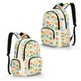 thumbnail image 2 of Whosucclay Cartoon Dinosaur Design Student Daypack with Lightweight Multi-Pockets Rucksack, Adjustable Straps Satchel Stylish 17 Inches School Bag for Travel, 2 of 8