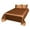 Coffee #3, variant on Ice Silk Bed Sheet Set | Solid Color Queen Size Bedding | Cool Breathable Summer Sheets | Machine Washable