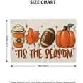 thumbnail image 6 of Pumpkin Maple Leaf Fall Placemats 12x18 Set of 4, It''s The Season Autumn Thanksgiving Decorative Table Mat for Home Party Outdoor Dining, 6 of 6