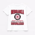 thumbnail image 5 of Women's Gameday Couture White Nebraska Huskers All-Time Classic Oversized Flowy T-Shirt, 5 of 5