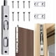 thumbnail image 3 of Cerradura de embutir multipunto para puerta corrediza de vidrio para patio, cerradura de seguridad de acero inoxidable con funciones de seguridad mejoradas, mecanismo de bloqueo oculto para seguridad, 3 of 5