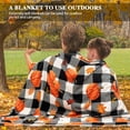 thumbnail image 3 of Fall Throw Blanket, Pumpkin Leaf Fall Plaid Throw Blanket for Couch Bed Sofa, Checkered Blanket for Autumn, Utilize Fall Decor Throw Blankets to Cultivate Cozy Home Atmosphere (50”x60”), 3 of 6