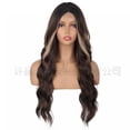 thumbnail image 2 of Long Wavy Wigs for Women Synthetic Hair Wigs Lace Front Wigs Middle Part Hair Replacement Wigs Heat Resistant Fiber for Daily Use A2, 2 of 7