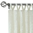 thumbnail image 3 of Achim Harper Criss-Cross Window Curtain Panel - 50x63 Creamy White, 3 of 3