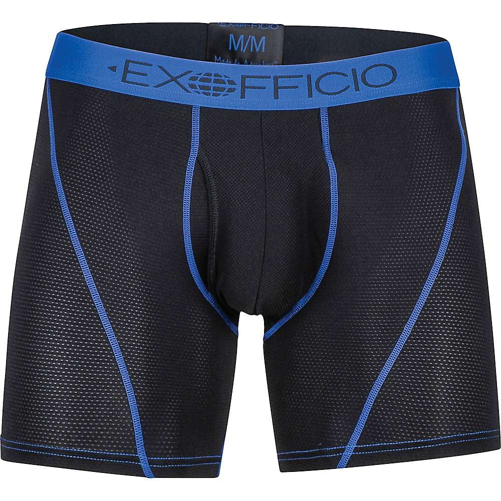 ExOfficio Men's Give-n-go Sport 2.0 Boxer Brief 6 - Clear Blue/navy - Small