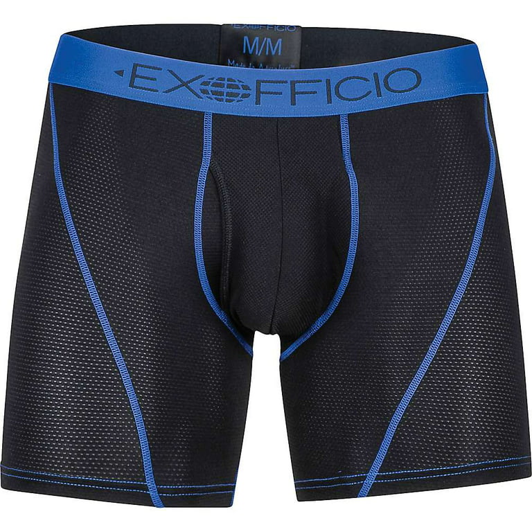 ExOfficio Men's Give-n-go Sport 2.0 Boxer Brief 3 - Black/black - XL