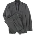 thumbnail image 1 of Ralph Lauren Mens Slim-Fit Two Button Formal Suit, Grey, 48 Long / 43W x UnfinishedL, 1 of 2