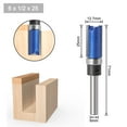thumbnail image 3 of Chendee 6Mm 6.35Mm Shank Bearing Flush Trim Pattern Router Bit Trimming Bit Industrial,6Mm Shank, 3 of 9