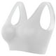 thumbnail image 4 of Fiudx Sujetador Deportivo Sin Costuras, Sujetador de Yoga Sin Aros con Almohadillas Extraíbles, Diseño Ligero y Transpirable, Cuello Redondo Atractivo, Ropa Informal de Verano, Ideal para Fitness y U, 4 of 4