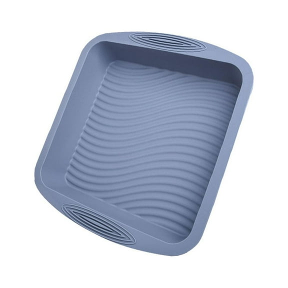 Piwvid Silicone Square Cake Pan, 8x8 Inch Nonstick Baking Pan, Silicone Cake Molds for Brownies, Cakes, Lasagnas, Oven Safe, Easy Release, Baking Tool