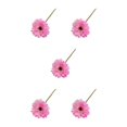 thumbnail image 3 of Youkk Silk Pets Friendly Wreath Wide Application Good Hand Feeling Hypoallergenic For DIY Realistic Appearance Deep Pink 5Set, 3 of 6
