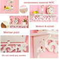 thumbnail image 2 of POCREATION White Wood Floating Display Shelves Wall Mount Storage Home Living Romm Decor, 2 of 7