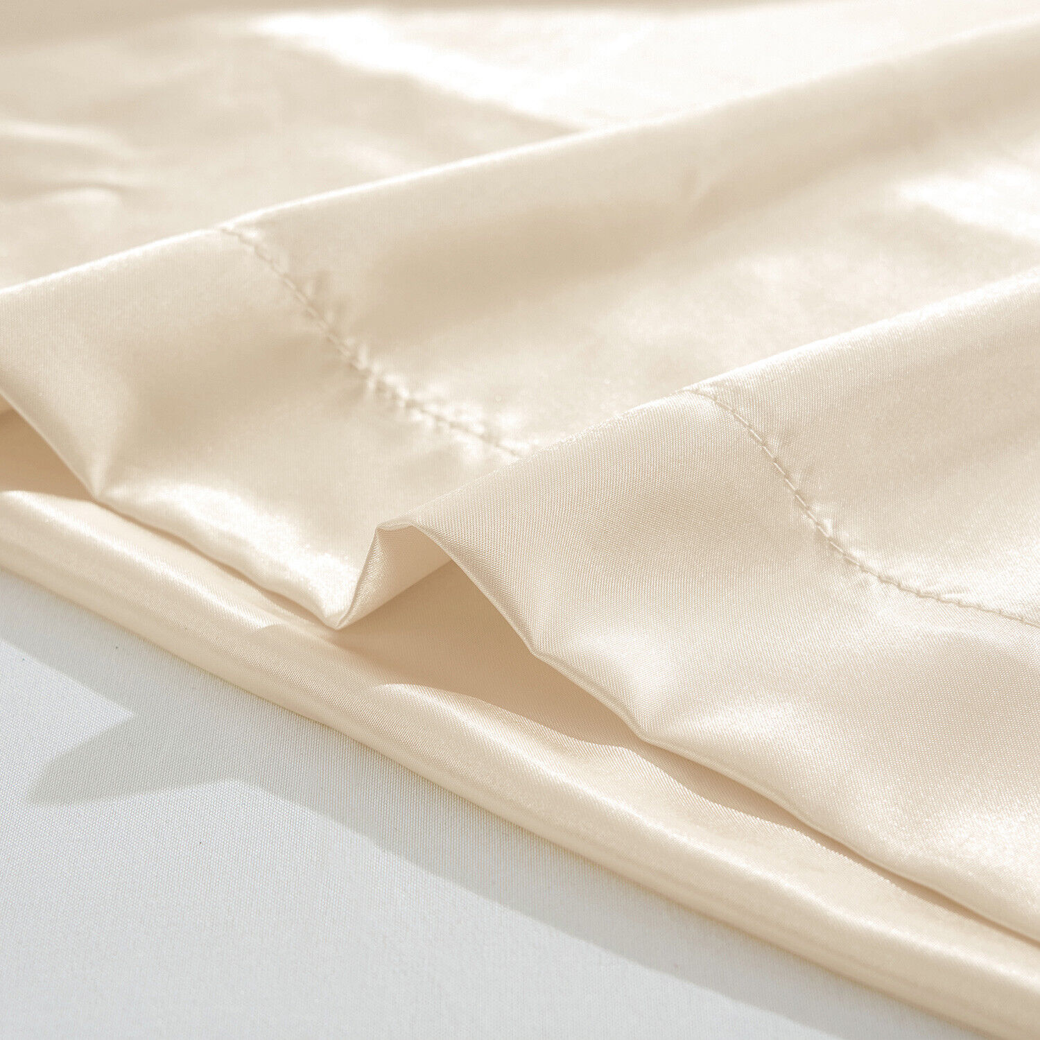 2 Pack Silk Satin Pillowcase Silky Pillow Cases 20"X30" / 20"X40" Queen King
