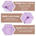 thumbnail image 2 of Loritta 8 Pack Underwear for Women Cotton Hipster Middle Waisted Women Underwear Breathable Briefs Soft Ladies Panties for Women Size S-2XL, 2 of 6