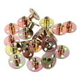 thumbnail image 4 of Shisuyan 20pcs / A Set M10 Round Plate Three Hole Nuts Flange Plate Screw Nuts, 4 of 8