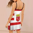 Exotic Flag of Bremen (middle Arms) Women's Sling Dress Humor Graphic