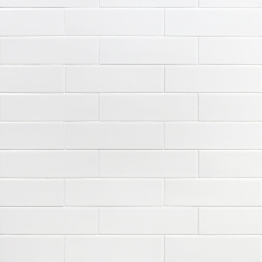Bond Tile Roma White 3 in. x 9 in. Polished Ceramic Subway Wall Tile ...