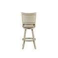thumbnail image 5 of Boraam Melrose 29in. High Back Swivel Wood Bar Stool, Ivory Wire-Brush Finish, 5 of 6