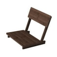 thumbnail image 3 of Silla Tatami, Silla con respaldo, Muebles auxiliares, Asiento de madera sin patas para portátil Marrón, 3 of 9