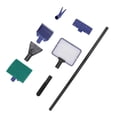 thumbnail image 1 of Fish Tank Cleaning Tool Multifunctional 5 in 1 Aquarium Cleaning Kit with Support Pole and Handle, 1 of 5