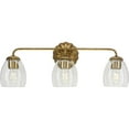thumbnail image 4 of Quillan Collection Three-Light Soft Gold Transitional Bath & Vanity Light, 4 of 15