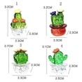 thumbnail image 2 of Estatuillas de Cactus, Figuras de Plantas de SimulacióN de Cactus en Miniatura de Vidrio, Adornos, de Escritorio, DecoracióN del Hogar, 2 of 5