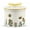 Meadow, variant on Kook French Ceramic Butter Keeper, Grey
