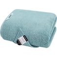 thumbnail image 1 of Toalla de baño SEMAXE, 100% algodón, con asa para colgar y etiqueta inteligente, color azul, 1 of 9