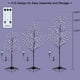 thumbnail image 3 of Juego de 3 luces Lightshare con forma de árbol de cerezo en flor de 1,2 m, 1,5 y 1,8 m, 3 of 6