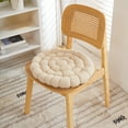thumbnail image 2 of Yhmxh Round Chair Pad Seat Cushion Solid Fleece Color Seat Pad Indoor Floor Cushion Thickened Soft Warm Chair Cushion Pad for Home Kitchen Dining Room Office 16 inch/40 cm, 2 of 7