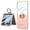 Pink, variant on For Samsung Galaxy Z Flip 7 Phone Case,Compatible with Mag-safe,Built-in Tempered Glass Screen Protector,With Finger Ring Holder,Ultra Slim Shockproof Anti-Scratch Rugged Phone Case,Titaniumgray