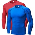 thumbnail image 1 of Camisa de compresión Queerier Athletic de manga larga para hombre, 1 of 7