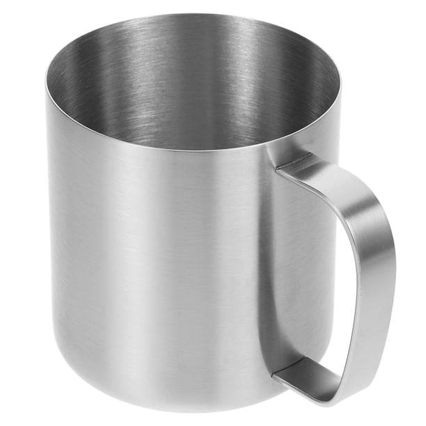 Taza para beber de acero inoxidable 304 de 480 ml con proceso de trefilado y lijado