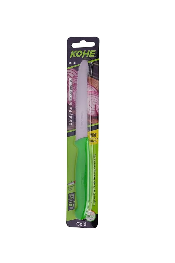 Kohe Utility Knife wide Serrated&nbsp; 1141.3&nbsp; 219 mm Set of 2