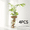 6.5X12CM 4pcs, variant on 1pc, Hydroponics Plants Desktop Glass Planter Vase For Home Decoration, Plant Propagation Station Bud Vase, Desktop Hydroponics