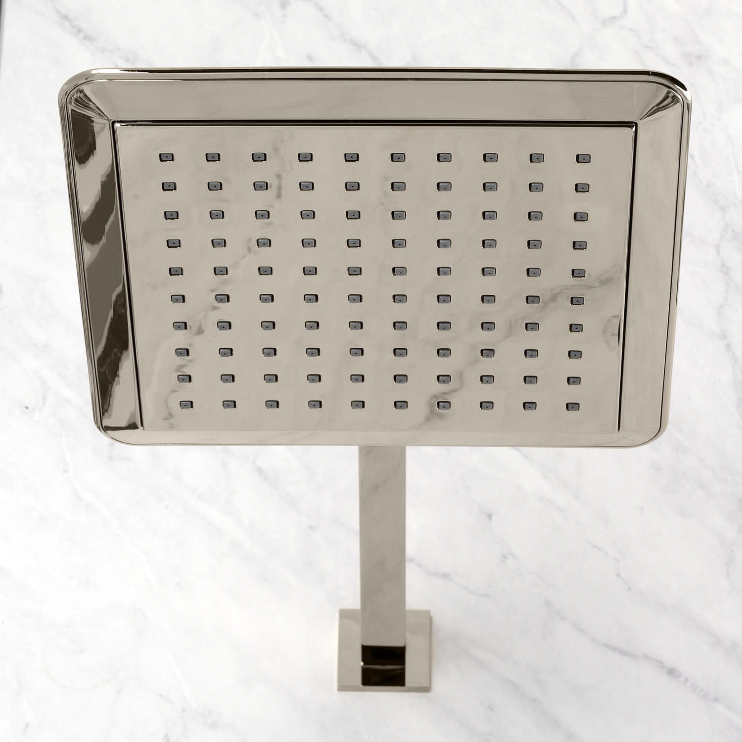 Kingston Brass K251A6CK Shower Scape 9-5/8" Square Shower Head with Shower Arm, Polished Nickel