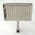 thumbnail image 3 of Kingston Brass K251A6CK Shower Scape 9-5/8" Square Shower Head with Shower Arm, Polished Nickel, 3 of 4