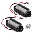 thumbnail image 1 of 2 uds Universal rojo blanco 12v 24v matrícula luces lámpara barco remolque Rv camión ShuxiuWang 8390612945151, 1 of 1