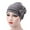 Grey, variant on ievspot 1 Pcs Women's Flower Elastic Turban Beanie Head Scarf wrap Chemo Cap hat for Cancer Patient