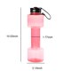 thumbnail image 3 of Botella de agua con mancuernas 700ml - Tetera deportiva a prueba de fugas con tapa de rosca para gimnasio, yoga y correr - Azul/Rojo/Gris, 3 of 8