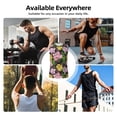 thumbnail image 5 of Uemuo Colorful Roses Pattern Men's Sleeveless T-Shirt,Muscle Athletic Tank Top, Moisture-wicking Quick-dry Breathable Classic Tee Top for Gym Run Outdoor Sports-Medium, 5 of 8