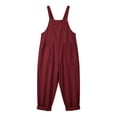 thumbnail image 6 of Edvintorg Summer Jumpsuits for Women Sleeveless Casual Loose Tank Cargo Rompers Streetwear Baggy Jumpers with Pockets, 6 of 7