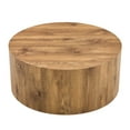 thumbnail image 4 of Cylindrical Table With Elegant Pattern Decoration - , , 27x27x12.04 In, 28.99 Lbs Stylish Design Wood, 27x27x12 Lb, 4 of 6
