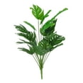 thumbnail image 4 of PAMINGONO 1Pc Faux Monstera Leaves Green Plastic Iron Wire For Wedding 50X4.7In, 4 of 8