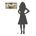 thumbnail image 3 of Global Gallery Jenny Thomlinson,'Callas on Gold (mocca variation)' Stretched Canvas Artwork, 3 of 3