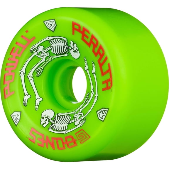 Powell Peralta G-Bones II Skateboard Wheels 97a 64mm Green