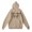 Khaki, variant on Mens Zip Up Hoodie Couple Style Butterfly Letter Print Casual Loose Fit Pullover Jacket Daily Wear Outdoor Activities Comfortable Full Zip Hooded Sweatshirts With Pocket